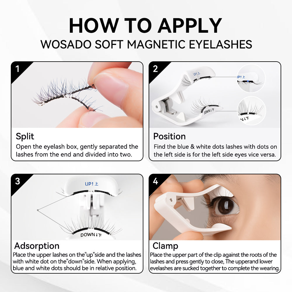 Reusable Magnetic Lashes for Sensitive Eyes